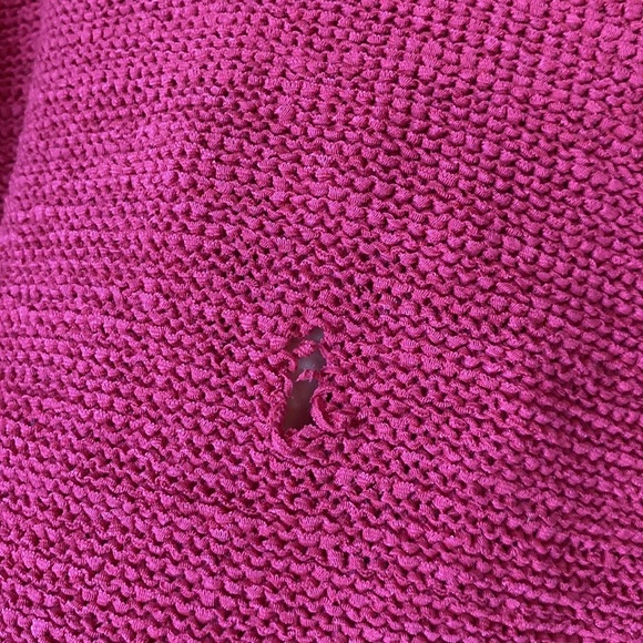 Hot pink knit tank - Picture 3 of 5